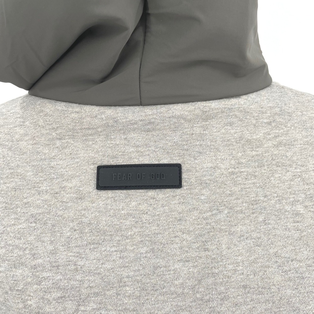 Fear of God Essentials Hoodie Mens XL Grey Contrast Hood Gorpcore Luxury NWT - Picture 7 of 16